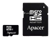 Apacer microSDHC Card Class 6 8GB + SD-Adapter Technische Daten, Apacer microSDHC Card Class 6 8GB + SD-Adapter Daten, Apacer microSDHC Card Class 6 8GB + SD-Adapter Funktionen, Apacer microSDHC Card Class 6 8GB + SD-Adapter Bewertung, Apacer microSDHC Card Class 6 8GB + SD-Adapter kaufen, Apacer microSDHC Card Class 6 8GB + SD-Adapter Preis, Apacer microSDHC Card Class 6 8GB + SD-Adapter Speicherkarten