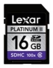 Lexar Platinum II 100x SDHC 16GB Technische Daten, Lexar Platinum II 100x SDHC 16GB Daten, Lexar Platinum II 100x SDHC 16GB Funktionen, Lexar Platinum II 100x SDHC 16GB Bewertung, Lexar Platinum II 100x SDHC 16GB kaufen, Lexar Platinum II 100x SDHC 16GB Preis, Lexar Platinum II 100x SDHC 16GB Speicherkarten