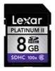 Lexar Platinum II 100x SDHC 8GB Technische Daten, Lexar Platinum II 100x SDHC 8GB Daten, Lexar Platinum II 100x SDHC 8GB Funktionen, Lexar Platinum II 100x SDHC 8GB Bewertung, Lexar Platinum II 100x SDHC 8GB kaufen, Lexar Platinum II 100x SDHC 8GB Preis, Lexar Platinum II 100x SDHC 8GB Speicherkarten