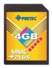 Pretec MMC Plus 4Gb Technische Daten, Pretec MMC Plus 4Gb Daten, Pretec MMC Plus 4Gb Funktionen, Pretec MMC Plus 4Gb Bewertung, Pretec MMC Plus 4Gb kaufen, Pretec MMC Plus 4Gb Preis, Pretec MMC Plus 4Gb Speicherkarten