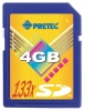 Pretec 133x SD 4Gb Technische Daten, Pretec 133x SD 4Gb Daten, Pretec 133x SD 4Gb Funktionen, Pretec 133x SD 4Gb Bewertung, Pretec 133x SD 4Gb kaufen, Pretec 133x SD 4Gb Preis, Pretec 133x SD 4Gb Speicherkarten