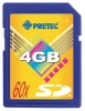 Pretec SD 60x 4Gb Technische Daten, Pretec SD 60x 4Gb Daten, Pretec SD 60x 4Gb Funktionen, Pretec SD 60x 4Gb Bewertung, Pretec SD 60x 4Gb kaufen, Pretec SD 60x 4Gb Preis, Pretec SD 60x 4Gb Speicherkarten
