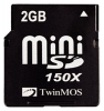 TwinMOS miniSD Card 2Gb 150X Technische Daten, TwinMOS miniSD Card 2Gb 150X Daten, TwinMOS miniSD Card 2Gb 150X Funktionen, TwinMOS miniSD Card 2Gb 150X Bewertung, TwinMOS miniSD Card 2Gb 150X kaufen, TwinMOS miniSD Card 2Gb 150X Preis, TwinMOS miniSD Card 2Gb 150X Speicherkarten