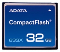 ADATA CF 633x 32GB Technische Daten, ADATA CF 633x 32GB Daten, ADATA CF 633x 32GB Funktionen, ADATA CF 633x 32GB Bewertung, ADATA CF 633x 32GB kaufen, ADATA CF 633x 32GB Preis, ADATA CF 633x 32GB Speicherkarten