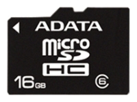 ADATA microSDHC Class 6 16GB Technische Daten, ADATA microSDHC Class 6 16GB Daten, ADATA microSDHC Class 6 16GB Funktionen, ADATA microSDHC Class 6 16GB Bewertung, ADATA microSDHC Class 6 16GB kaufen, ADATA microSDHC Class 6 16GB Preis, ADATA microSDHC Class 6 16GB Speicherkarten