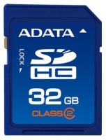 ADATA SDHC Class 2 32GB Technische Daten, ADATA SDHC Class 2 32GB Daten, ADATA SDHC Class 2 32GB Funktionen, ADATA SDHC Class 2 32GB Bewertung, ADATA SDHC Class 2 32GB kaufen, ADATA SDHC Class 2 32GB Preis, ADATA SDHC Class 2 32GB Speicherkarten