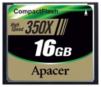 Apacer CF 350X 16GB Technische Daten, Apacer CF 350X 16GB Daten, Apacer CF 350X 16GB Funktionen, Apacer CF 350X 16GB Bewertung, Apacer CF 350X 16GB kaufen, Apacer CF 350X 16GB Preis, Apacer CF 350X 16GB Speicherkarten