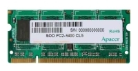 Apacer DDR2 800 ECC SO-DIMM 1Gb Technische Daten, Apacer DDR2 800 ECC SO-DIMM 1Gb Daten, Apacer DDR2 800 ECC SO-DIMM 1Gb Funktionen, Apacer DDR2 800 ECC SO-DIMM 1Gb Bewertung, Apacer DDR2 800 ECC SO-DIMM 1Gb kaufen, Apacer DDR2 800 ECC SO-DIMM 1Gb Preis, Apacer DDR2 800 ECC SO-DIMM 1Gb Speichermodule