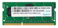 Apacer DDR3 1333 Registered ECC SO-DIMM 1Gb Technische Daten, Apacer DDR3 1333 Registered ECC SO-DIMM 1Gb Daten, Apacer DDR3 1333 Registered ECC SO-DIMM 1Gb Funktionen, Apacer DDR3 1333 Registered ECC SO-DIMM 1Gb Bewertung, Apacer DDR3 1333 Registered ECC SO-DIMM 1Gb kaufen, Apacer DDR3 1333 Registered ECC SO-DIMM 1Gb Preis, Apacer DDR3 1333 Registered ECC SO-DIMM 1Gb Speichermodule