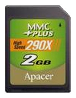 Apacer MMCplus 290X Card 2GB Technische Daten, Apacer MMCplus 290X Card 2GB Daten, Apacer MMCplus 290X Card 2GB Funktionen, Apacer MMCplus 290X Card 2GB Bewertung, Apacer MMCplus 290X Card 2GB kaufen, Apacer MMCplus 290X Card 2GB Preis, Apacer MMCplus 290X Card 2GB Speicherkarten