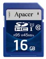 Apacer SDHC Class 10 UHS-I U1 (R95 W45 MB/s) 16GB Technische Daten, Apacer SDHC Class 10 UHS-I U1 (R95 W45 MB/s) 16GB Daten, Apacer SDHC Class 10 UHS-I U1 (R95 W45 MB/s) 16GB Funktionen, Apacer SDHC Class 10 UHS-I U1 (R95 W45 MB/s) 16GB Bewertung, Apacer SDHC Class 10 UHS-I U1 (R95 W45 MB/s) 16GB kaufen, Apacer SDHC Class 10 UHS-I U1 (R95 W45 MB/s) 16GB Preis, Apacer SDHC Class 10 UHS-I U1 (R95 W45 MB/s) 16GB Speicherkarten