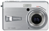 BenQ DC X600 Technische Daten, BenQ DC X600 Daten, BenQ DC X600 Funktionen, BenQ DC X600 Bewertung, BenQ DC X600 kaufen, BenQ DC X600 Preis, BenQ DC X600 Digitale Kameras