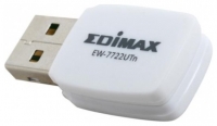 Edimax EW-7722UTn Technische Daten, Edimax EW-7722UTn Daten, Edimax EW-7722UTn Funktionen, Edimax EW-7722UTn Bewertung, Edimax EW-7722UTn kaufen, Edimax EW-7722UTn Preis, Edimax EW-7722UTn Ausrüstung Wi-Fi und Bluetooth