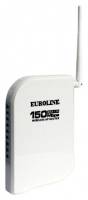 Euroline 150M 1T1R 11N Technische Daten, Euroline 150M 1T1R 11N Daten, Euroline 150M 1T1R 11N Funktionen, Euroline 150M 1T1R 11N Bewertung, Euroline 150M 1T1R 11N kaufen, Euroline 150M 1T1R 11N Preis, Euroline 150M 1T1R 11N Ausrüstung Wi-Fi und Bluetooth