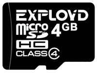 EXPLOYD 4GB microSDHC Class 4 Technische Daten, EXPLOYD 4GB microSDHC Class 4 Daten, EXPLOYD 4GB microSDHC Class 4 Funktionen, EXPLOYD 4GB microSDHC Class 4 Bewertung, EXPLOYD 4GB microSDHC Class 4 kaufen, EXPLOYD 4GB microSDHC Class 4 Preis, EXPLOYD 4GB microSDHC Class 4 Speicherkarten