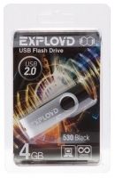 EXPLOYD 530 4GB Technische Daten, EXPLOYD 530 4GB Daten, EXPLOYD 530 4GB Funktionen, EXPLOYD 530 4GB Bewertung, EXPLOYD 530 4GB kaufen, EXPLOYD 530 4GB Preis, EXPLOYD 530 4GB USB Flash-Laufwerk