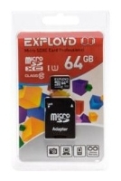 EXPLOYD microSDXC Class 10 UHS-I U1 64GB + SD adapter Technische Daten, EXPLOYD microSDXC Class 10 UHS-I U1 64GB + SD adapter Daten, EXPLOYD microSDXC Class 10 UHS-I U1 64GB + SD adapter Funktionen, EXPLOYD microSDXC Class 10 UHS-I U1 64GB + SD adapter Bewertung, EXPLOYD microSDXC Class 10 UHS-I U1 64GB + SD adapter kaufen, EXPLOYD microSDXC Class 10 UHS-I U1 64GB + SD adapter Preis, EXPLOYD microSDXC Class 10 UHS-I U1 64GB + SD adapter Speicherkarten