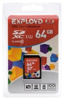 EXPLOYD SDXC Class 10 UHS-I U1 64GB Technische Daten, EXPLOYD SDXC Class 10 UHS-I U1 64GB Daten, EXPLOYD SDXC Class 10 UHS-I U1 64GB Funktionen, EXPLOYD SDXC Class 10 UHS-I U1 64GB Bewertung, EXPLOYD SDXC Class 10 UHS-I U1 64GB kaufen, EXPLOYD SDXC Class 10 UHS-I U1 64GB Preis, EXPLOYD SDXC Class 10 UHS-I U1 64GB Speicherkarten