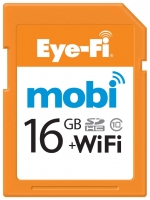 Eye-Fi 16Gb Mobi Technische Daten, Eye-Fi 16Gb Mobi Daten, Eye-Fi 16Gb Mobi Funktionen, Eye-Fi 16Gb Mobi Bewertung, Eye-Fi 16Gb Mobi kaufen, Eye-Fi 16Gb Mobi Preis, Eye-Fi 16Gb Mobi Ausrüstung Wi-Fi und Bluetooth