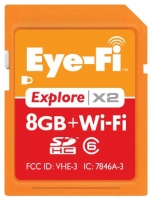 Eye-Fi Explore X2 Technische Daten, Eye-Fi Explore X2 Daten, Eye-Fi Explore X2 Funktionen, Eye-Fi Explore X2 Bewertung, Eye-Fi Explore X2 kaufen, Eye-Fi Explore X2 Preis, Eye-Fi Explore X2 Ausrüstung Wi-Fi und Bluetooth