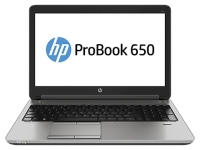 HP ProBook 650 G1 (H5G73EA) (Core i5 4200M 2500 Mhz/15.6"/1366x768/4.0Gb/500Gb/DVDRW/wifi/Bluetooth/DOS) foto, HP ProBook 650 G1 (H5G73EA) (Core i5 4200M 2500 Mhz/15.6"/1366x768/4.0Gb/500Gb/DVDRW/wifi/Bluetooth/DOS) fotos, HP ProBook 650 G1 (H5G73EA) (Core i5 4200M 2500 Mhz/15.6"/1366x768/4.0Gb/500Gb/DVDRW/wifi/Bluetooth/DOS) Bilder, HP ProBook 650 G1 (H5G73EA) (Core i5 4200M 2500 Mhz/15.6"/1366x768/4.0Gb/500Gb/DVDRW/wifi/Bluetooth/DOS) Bild