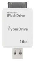 HyperDrive iFlashDrive 16GB Technische Daten, HyperDrive iFlashDrive 16GB Daten, HyperDrive iFlashDrive 16GB Funktionen, HyperDrive iFlashDrive 16GB Bewertung, HyperDrive iFlashDrive 16GB kaufen, HyperDrive iFlashDrive 16GB Preis, HyperDrive iFlashDrive 16GB USB Flash-Laufwerk