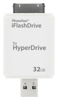 HyperDrive iFlashDrive 32GB Technische Daten, HyperDrive iFlashDrive 32GB Daten, HyperDrive iFlashDrive 32GB Funktionen, HyperDrive iFlashDrive 32GB Bewertung, HyperDrive iFlashDrive 32GB kaufen, HyperDrive iFlashDrive 32GB Preis, HyperDrive iFlashDrive 32GB USB Flash-Laufwerk