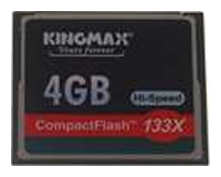 Kingmax CompactFlash 4GB 133X Technische Daten, Kingmax CompactFlash 4GB 133X Daten, Kingmax CompactFlash 4GB 133X Funktionen, Kingmax CompactFlash 4GB 133X Bewertung, Kingmax CompactFlash 4GB 133X kaufen, Kingmax CompactFlash 4GB 133X Preis, Kingmax CompactFlash 4GB 133X Speicherkarten