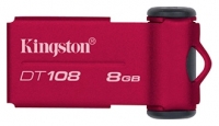 Kingston DT108/8GB Technische Daten, Kingston DT108/8GB Daten, Kingston DT108/8GB Funktionen, Kingston DT108/8GB Bewertung, Kingston DT108/8GB kaufen, Kingston DT108/8GB Preis, Kingston DT108/8GB USB Flash-Laufwerk