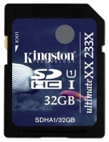 Kingston SDHA1/32GB Technische Daten, Kingston SDHA1/32GB Daten, Kingston SDHA1/32GB Funktionen, Kingston SDHA1/32GB Bewertung, Kingston SDHA1/32GB kaufen, Kingston SDHA1/32GB Preis, Kingston SDHA1/32GB Speicherkarten