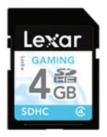 Lexar Gaming SDHC Card 4GB Technische Daten, Lexar Gaming SDHC Card 4GB Daten, Lexar Gaming SDHC Card 4GB Funktionen, Lexar Gaming SDHC Card 4GB Bewertung, Lexar Gaming SDHC Card 4GB kaufen, Lexar Gaming SDHC Card 4GB Preis, Lexar Gaming SDHC Card 4GB Speicherkarten
