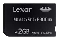 Lexar Memory Stick Pro Duo 2GB Technische Daten, Lexar Memory Stick Pro Duo 2GB Daten, Lexar Memory Stick Pro Duo 2GB Funktionen, Lexar Memory Stick Pro Duo 2GB Bewertung, Lexar Memory Stick Pro Duo 2GB kaufen, Lexar Memory Stick Pro Duo 2GB Preis, Lexar Memory Stick Pro Duo 2GB Speicherkarten