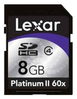 Lexar Platinum II 60x SDHC 8GB Technische Daten, Lexar Platinum II 60x SDHC 8GB Daten, Lexar Platinum II 60x SDHC 8GB Funktionen, Lexar Platinum II 60x SDHC 8GB Bewertung, Lexar Platinum II 60x SDHC 8GB kaufen, Lexar Platinum II 60x SDHC 8GB Preis, Lexar Platinum II 60x SDHC 8GB Speicherkarten