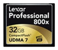 Lexar Professional 800x CompactFlash 32GB Technische Daten, Lexar Professional 800x CompactFlash 32GB Daten, Lexar Professional 800x CompactFlash 32GB Funktionen, Lexar Professional 800x CompactFlash 32GB Bewertung, Lexar Professional 800x CompactFlash 32GB kaufen, Lexar Professional 800x CompactFlash 32GB Preis, Lexar Professional 800x CompactFlash 32GB Speicherkarten