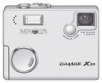 Minolta DiMAGE X20 Technische Daten, Minolta DiMAGE X20 Daten, Minolta DiMAGE X20 Funktionen, Minolta DiMAGE X20 Bewertung, Minolta DiMAGE X20 kaufen, Minolta DiMAGE X20 Preis, Minolta DiMAGE X20 Digitale Kameras