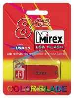 Mirex CHROMATIC 8GB Technische Daten, Mirex CHROMATIC 8GB Daten, Mirex CHROMATIC 8GB Funktionen, Mirex CHROMATIC 8GB Bewertung, Mirex CHROMATIC 8GB kaufen, Mirex CHROMATIC 8GB Preis, Mirex CHROMATIC 8GB USB Flash-Laufwerk