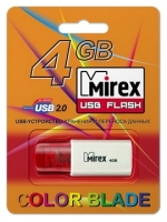 Mirex CLICK 4GB Technische Daten, Mirex CLICK 4GB Daten, Mirex CLICK 4GB Funktionen, Mirex CLICK 4GB Bewertung, Mirex CLICK 4GB kaufen, Mirex CLICK 4GB Preis, Mirex CLICK 4GB USB Flash-Laufwerk