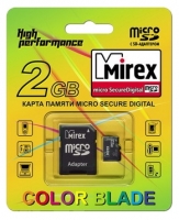 Mirex microSD 2GB + SD-Adapter Technische Daten, Mirex microSD 2GB + SD-Adapter Daten, Mirex microSD 2GB + SD-Adapter Funktionen, Mirex microSD 2GB + SD-Adapter Bewertung, Mirex microSD 2GB + SD-Adapter kaufen, Mirex microSD 2GB + SD-Adapter Preis, Mirex microSD 2GB + SD-Adapter Speicherkarten