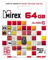 Mirex microSDXC Class 10 UHS-I U1 64GB + SD adapter Technische Daten, Mirex microSDXC Class 10 UHS-I U1 64GB + SD adapter Daten, Mirex microSDXC Class 10 UHS-I U1 64GB + SD adapter Funktionen, Mirex microSDXC Class 10 UHS-I U1 64GB + SD adapter Bewertung, Mirex microSDXC Class 10 UHS-I U1 64GB + SD adapter kaufen, Mirex microSDXC Class 10 UHS-I U1 64GB + SD adapter Preis, Mirex microSDXC Class 10 UHS-I U1 64GB + SD adapter Speicherkarten