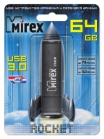 Mirex ROCKET DARK 64GB Technische Daten, Mirex ROCKET DARK 64GB Daten, Mirex ROCKET DARK 64GB Funktionen, Mirex ROCKET DARK 64GB Bewertung, Mirex ROCKET DARK 64GB kaufen, Mirex ROCKET DARK 64GB Preis, Mirex ROCKET DARK 64GB USB Flash-Laufwerk