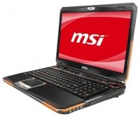 MSI GX660 (Core i5 480M 2670 Mhz/15.6