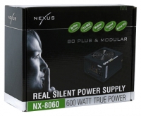 Nexus NX-8060 600W Technische Daten, Nexus NX-8060 600W Daten, Nexus NX-8060 600W Funktionen, Nexus NX-8060 600W Bewertung, Nexus NX-8060 600W kaufen, Nexus NX-8060 600W Preis, Nexus NX-8060 600W PC-Netzteil