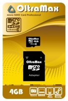 OltraMax microSDHC 4GB Class 10 + SD-Adapter Technische Daten, OltraMax microSDHC 4GB Class 10 + SD-Adapter Daten, OltraMax microSDHC 4GB Class 10 + SD-Adapter Funktionen, OltraMax microSDHC 4GB Class 10 + SD-Adapter Bewertung, OltraMax microSDHC 4GB Class 10 + SD-Adapter kaufen, OltraMax microSDHC 4GB Class 10 + SD-Adapter Preis, OltraMax microSDHC 4GB Class 10 + SD-Adapter Speicherkarten