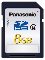 Panasonic RP-SDQ08G Technische Daten, Panasonic RP-SDQ08G Daten, Panasonic RP-SDQ08G Funktionen, Panasonic RP-SDQ08G Bewertung, Panasonic RP-SDQ08G kaufen, Panasonic RP-SDQ08G Preis, Panasonic RP-SDQ08G Speicherkarten