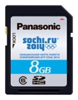Panasonic RP-SDRC08G Technische Daten, Panasonic RP-SDRC08G Daten, Panasonic RP-SDRC08G Funktionen, Panasonic RP-SDRC08G Bewertung, Panasonic RP-SDRC08G kaufen, Panasonic RP-SDRC08G Preis, Panasonic RP-SDRC08G Speicherkarten