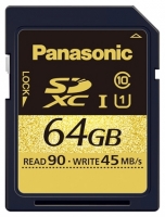 Panasonic RP-SDU64G Technische Daten, Panasonic RP-SDU64G Daten, Panasonic RP-SDU64G Funktionen, Panasonic RP-SDU64G Bewertung, Panasonic RP-SDU64G kaufen, Panasonic RP-SDU64G Preis, Panasonic RP-SDU64G Speicherkarten