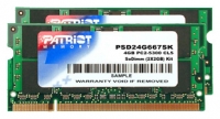 Patriot Memory PSD24G667SK Technische Daten, Patriot Memory PSD24G667SK Daten, Patriot Memory PSD24G667SK Funktionen, Patriot Memory PSD24G667SK Bewertung, Patriot Memory PSD24G667SK kaufen, Patriot Memory PSD24G667SK Preis, Patriot Memory PSD24G667SK Speichermodule