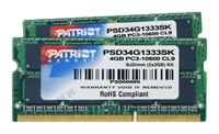 Patriot Memory PSD34G1333SK Technische Daten, Patriot Memory PSD34G1333SK Daten, Patriot Memory PSD34G1333SK Funktionen, Patriot Memory PSD34G1333SK Bewertung, Patriot Memory PSD34G1333SK kaufen, Patriot Memory PSD34G1333SK Preis, Patriot Memory PSD34G1333SK Speichermodule