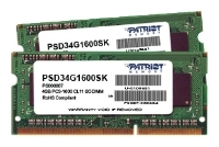 Patriot Memory PSD34G1600SK Technische Daten, Patriot Memory PSD34G1600SK Daten, Patriot Memory PSD34G1600SK Funktionen, Patriot Memory PSD34G1600SK Bewertung, Patriot Memory PSD34G1600SK kaufen, Patriot Memory PSD34G1600SK Preis, Patriot Memory PSD34G1600SK Speichermodule