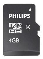 Philips MicroSDHC Class 4 4GB Technische Daten, Philips MicroSDHC Class 4 4GB Daten, Philips MicroSDHC Class 4 4GB Funktionen, Philips MicroSDHC Class 4 4GB Bewertung, Philips MicroSDHC Class 4 4GB kaufen, Philips MicroSDHC Class 4 4GB Preis, Philips MicroSDHC Class 4 4GB Speicherkarten
